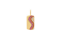  Pop Charms - Hangers - Zilver / 14kt GP - Zirkonia